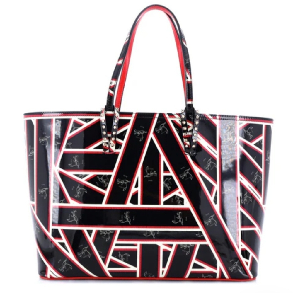 Christian Louboutin Cabata East West Patent Leather Large Tote